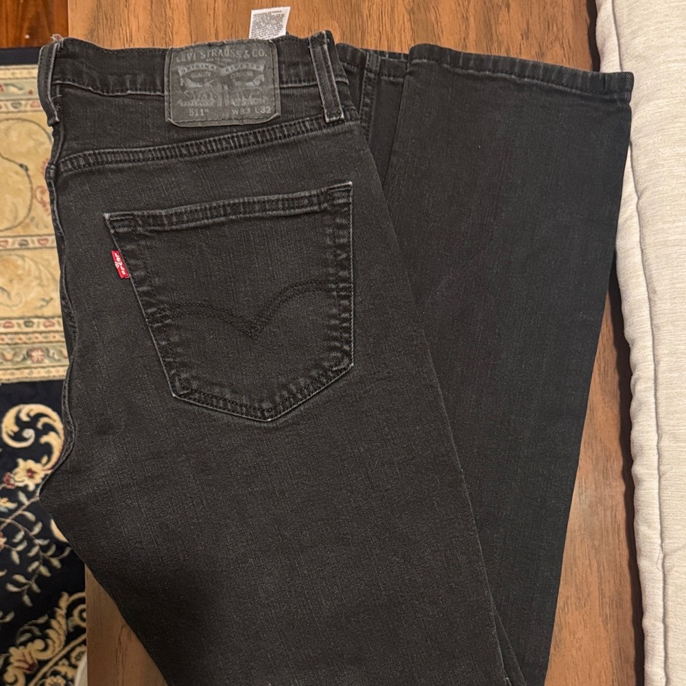 Levi's 511 black /Charcoal Denim jeans
